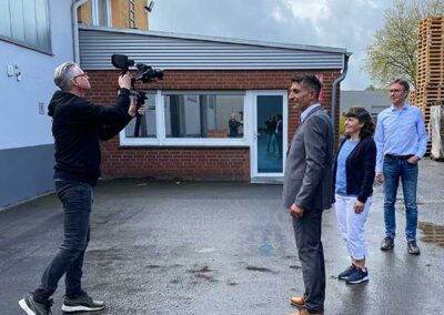 Für plan2 werbeagentur Fotoshooting mit Mario Brand Außenaufnahmen